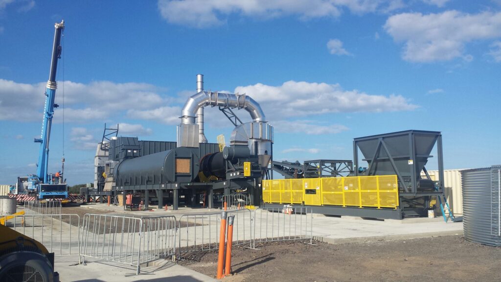 Direct Fired Soil Remediation installation
