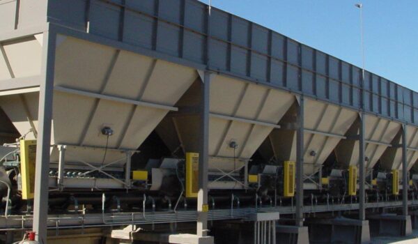 (8) 50 Ton Cold Feed Bins