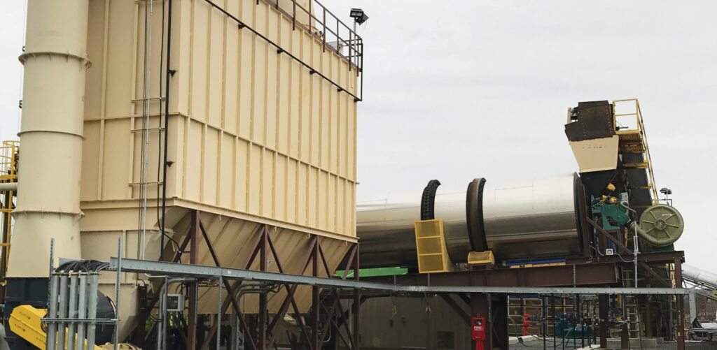 Coal Ash Dryer And Baghouse