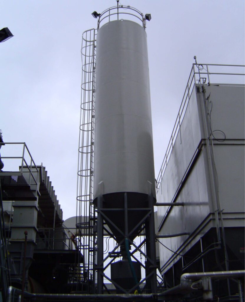 Mineral Filler Bin With Weigh Hopper